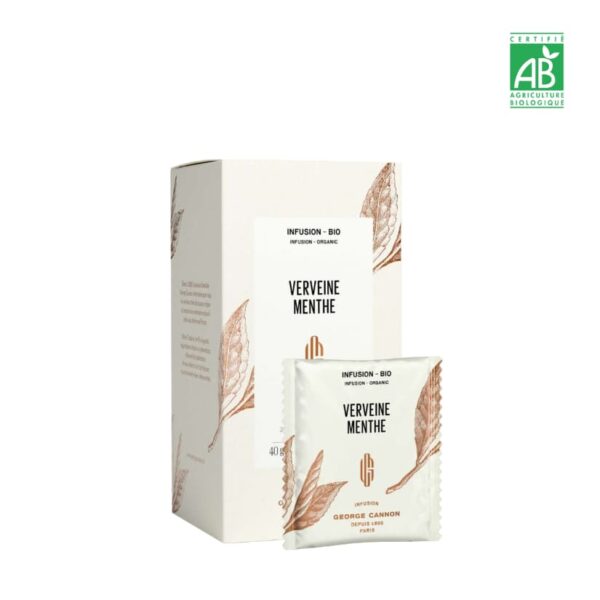 VERVEINE MENTHE - Infusion BIO (x20/George-Cannon) – Image 2
