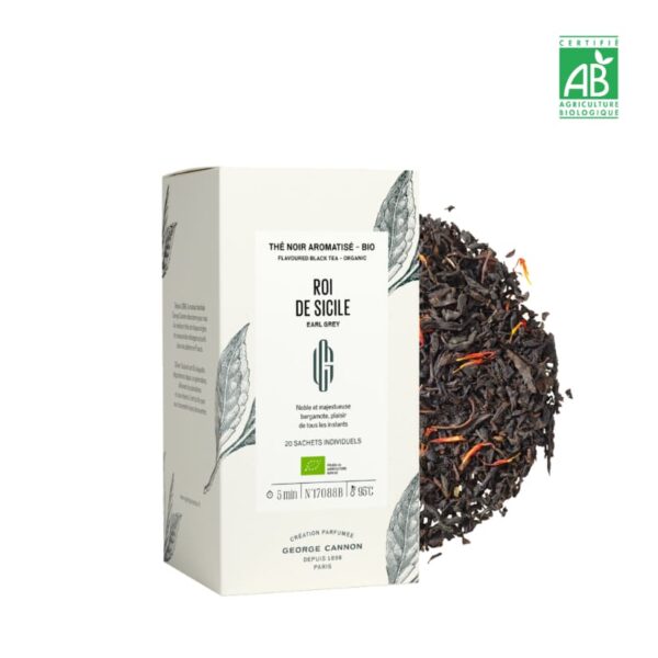 ROI DE SICILE - Thé noir BIO (x20/George-Cannon)