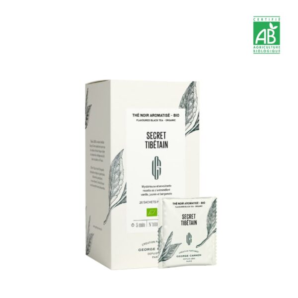 SECRET TIBÉTAIN - Thé noir BIO (x20/George-Cannon) – Image 2