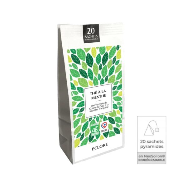 Thé vert BIO - MENTHE (x20/Eclore)