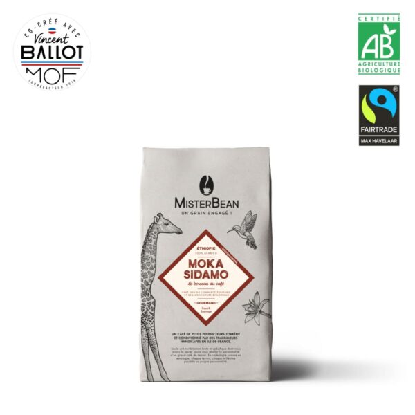 MOKA SIDAMO café en grain (500g)