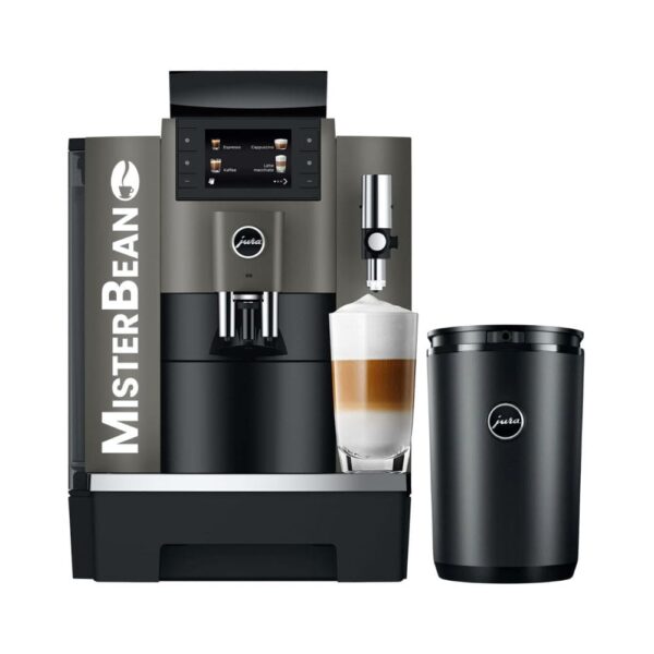 MISS BEAN milk : Machine à café (Jura W8) + frigo à lait 1L