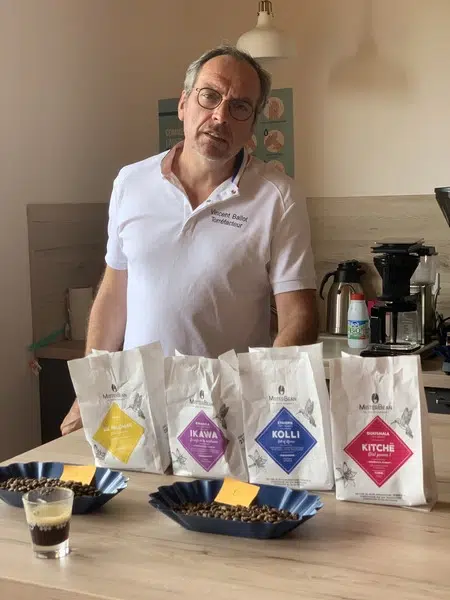 Vincent Ballot, torréfacteur meilleur ouvrier de France 2018, a co-créé les cafés MisterBean.