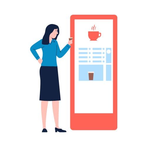 Distributeur automatique de café