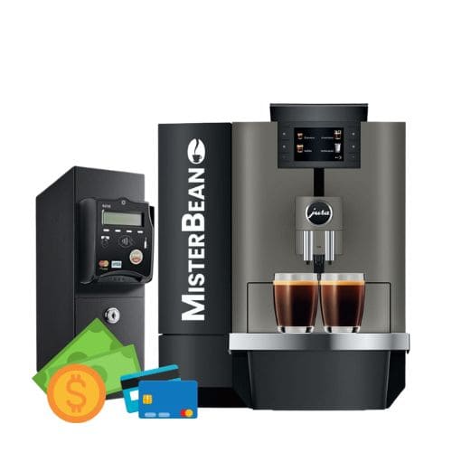 Machine à café en grain avec monnayeur