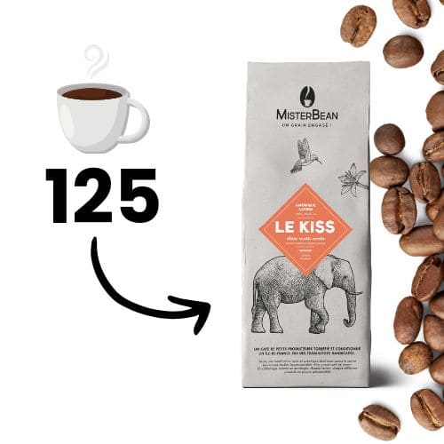 Combien de café dans 1kg de café en grain ?