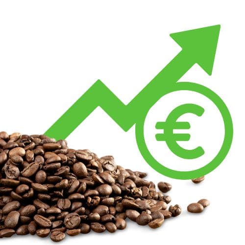 augmentation du prix du café en grain